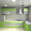 简约时尚厨房果绿色橱柜搭配效果图片