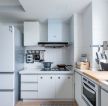 北欧风格白色厨房橱柜设计图片