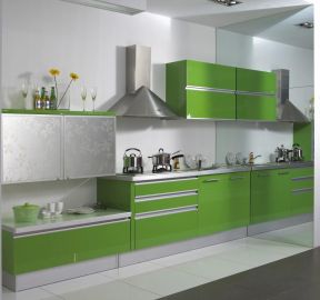 大厨房装修效果图大全 2020果绿色橱柜效果图 家具橱柜设计图片