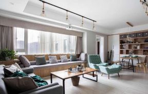 2020北欧风格客厅家具装修图片 2020卡座沙发设计图 休闲卡座沙发图片 