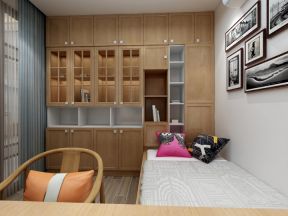 三居164平新中式风格书房书柜设计