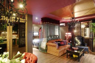 东南亚风格小户型室内家装吊顶设计效果图片