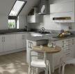 北欧风格阁楼厨房板式橱柜装修效果图片