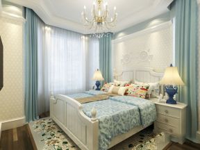 英伦联邦地中海77平二居室卧室装修案例