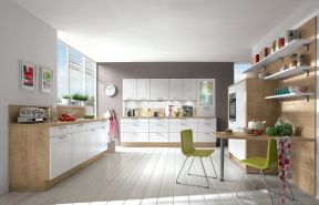 2020北欧风格厨房餐厅装修效果图 2020北欧风格厨房餐厅一体装修效果图