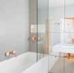 超小浴室浴缸装修设计效果图