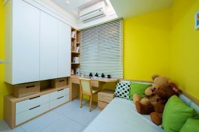 儿童卧室壁纸装修效果图  2020大气舒适儿童房间装修效果图 2020儿童房间装修图片