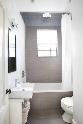 超小浴室卫生间浴缸装修效果图片一览