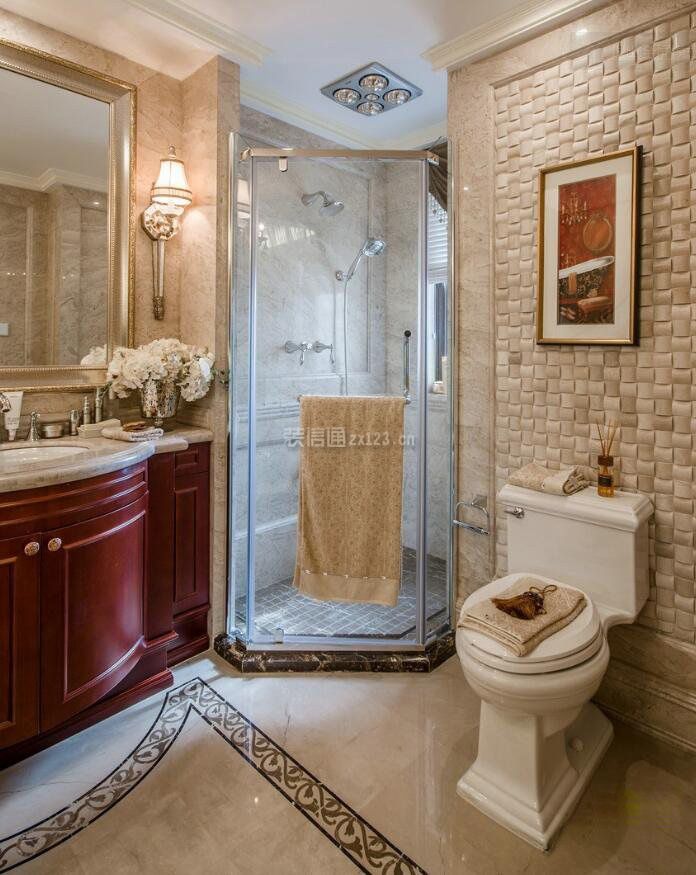 房屋装修卫生间淋浴房设计图大全