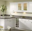 2023家居白色厨房板式橱柜台面装修效果图片