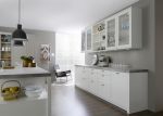2023现代厨房直线型板式橱柜装修设计图片