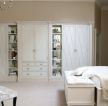 2023白色北欧风格卧室组合板式衣柜设计图片