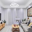127平方米新房客厅沙发背景墙装饰画赏析
