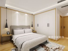 复地东湖国际七期现代风格171平米卧室装修效果图