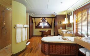 古典风格假日酒店浴室装潢图片