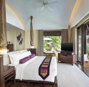 东南亚风格假日酒店客房图片-每日推荐