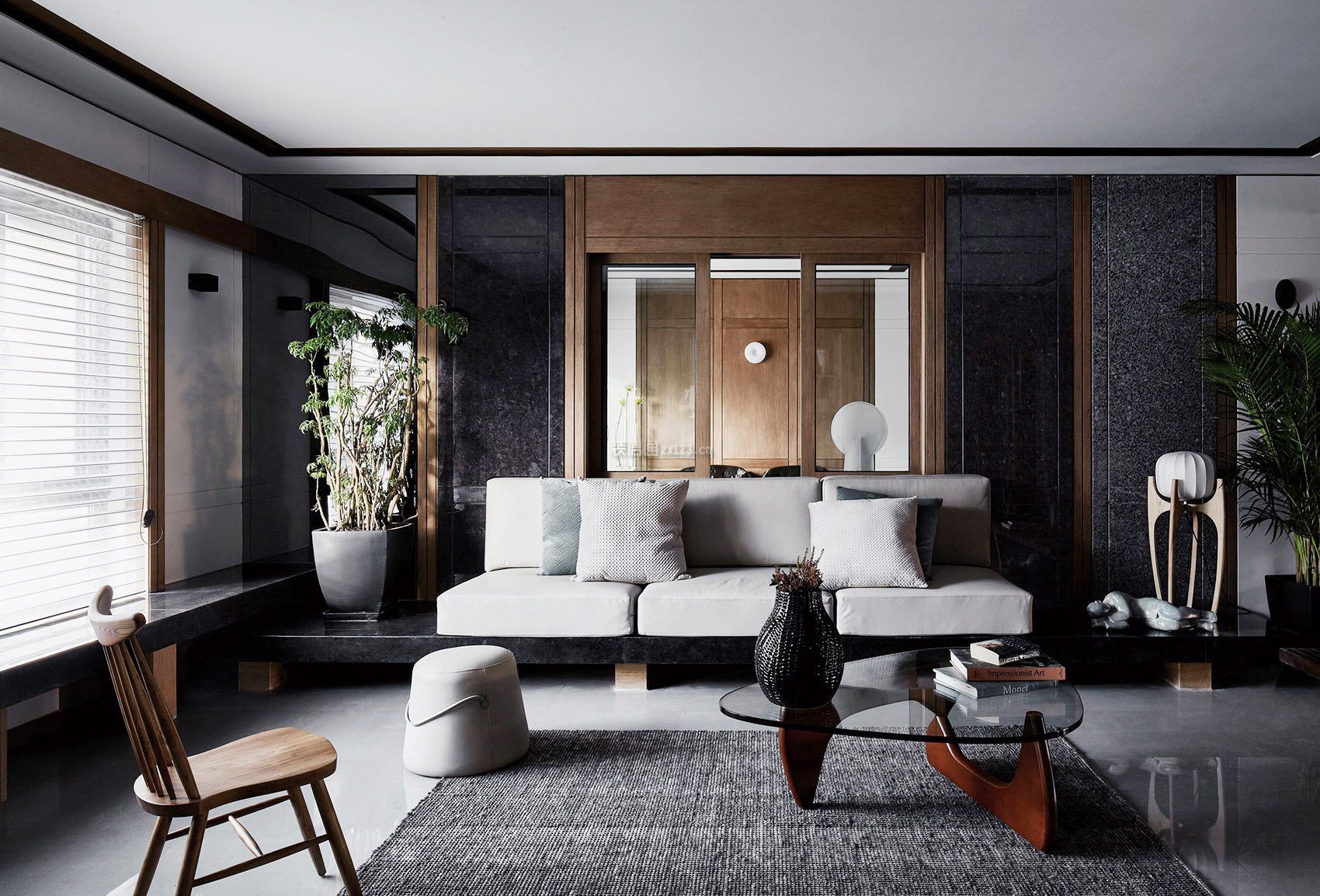 公寓式住宅创意沙发摆放设计图片2023