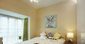 怡居北苑88平米两居室现代简约风格装修卧室效果图
