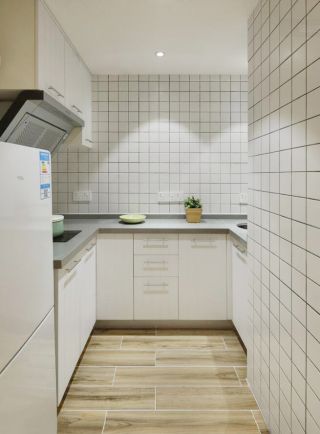 公寓式住宅厨房马赛克背景墙设计图片