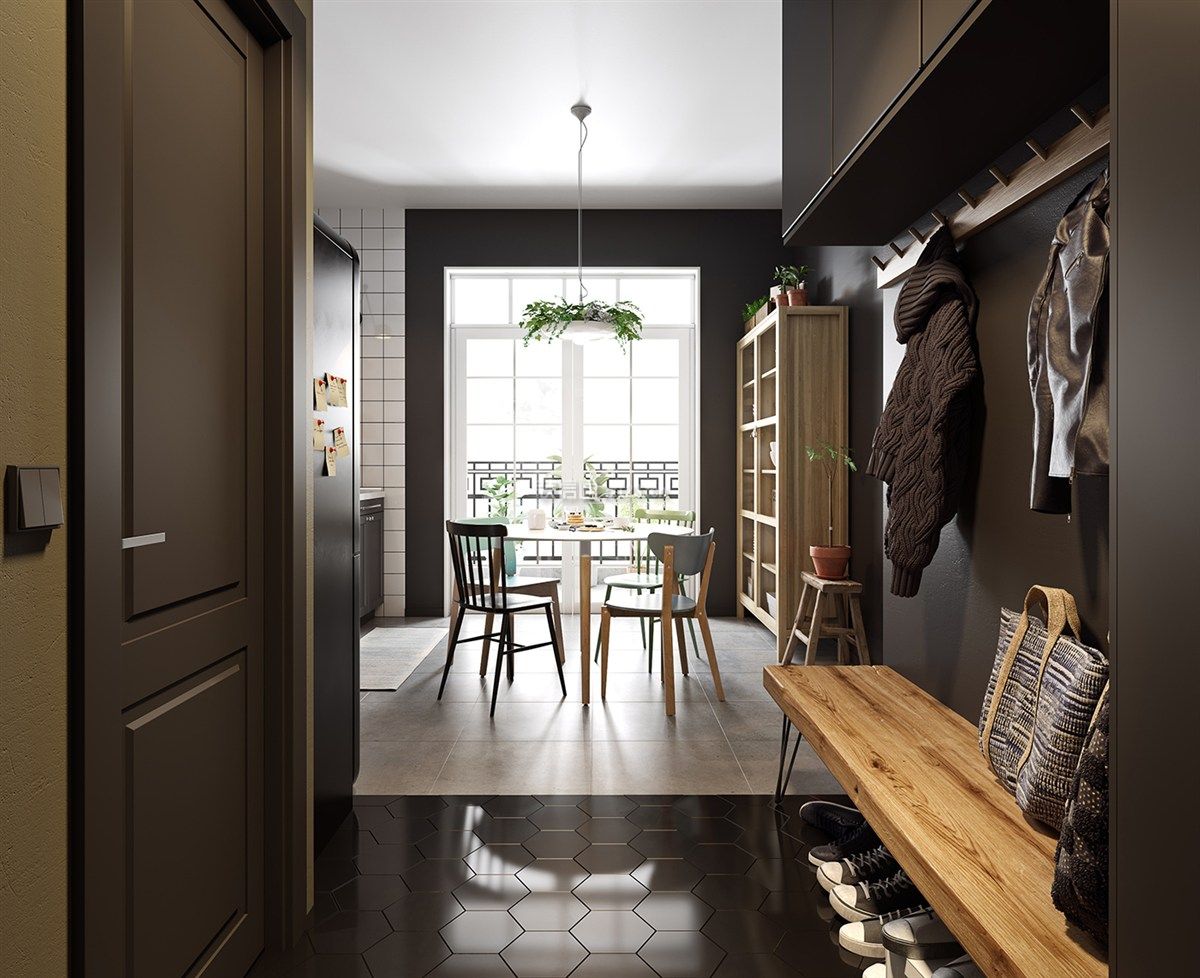 2023北欧风格迷你公寓小餐厅布置图片
