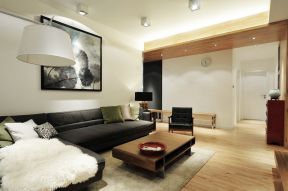 105平米客厅布艺沙发装修设计图大全