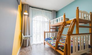 105平米儿童房高低床装修设计图一览
