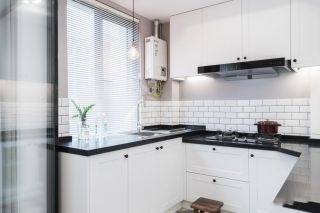 长江紫园89平米两居室现代简约风格装修厨房效果图