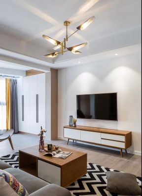 150平房子装修效果图 简约电视柜效果图大全
