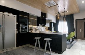  厨房木吊顶 2020开放式厨房设计图 2020开放式厨房设计图欣赏