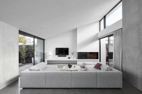  2020客厅沙发摆放图 北欧极简客厅 极简客厅设计