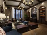 京汉君亭108㎡美式风格三居室装修案例