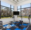 家庭健身房玻璃窗装修设计效果图片