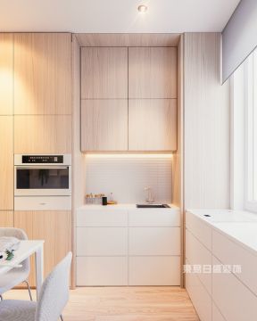 解放碑万豪公寓120平现代简约风格厨房装修案例