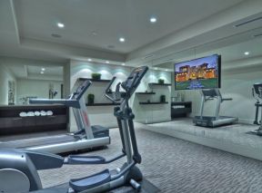 小户型电视墙装修效果图大全 健身房室内设计