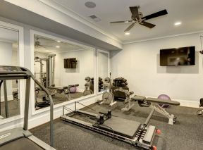 小型健身房装修  2020室内健身房装修效果图