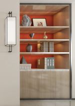 2023家庭实用简易木壁柜设计图片