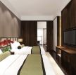 2023新中式风格酒店房间隔断设计效果图