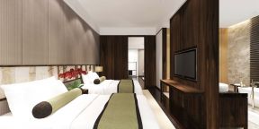 新中式酒店装饰 2020酒店房间装修效果图 