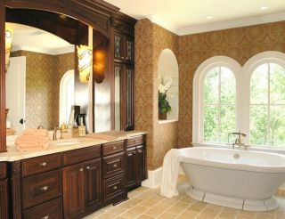 古典风格高档浴室装潢装修设计图片