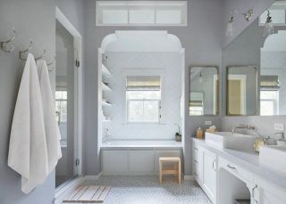 高档浴室简欧风装潢设计图片一览