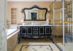欧式古典风格卫生间浴室柜家装效果图