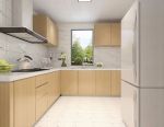 120平米三居室现代简约风格装修厨房效果图