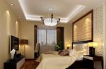 2023现代中式风格卧室床头墙设计效果图