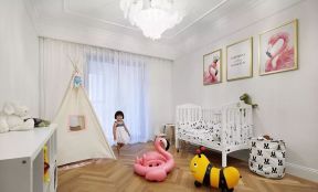 小北欧婴儿房墙面装饰画设计图片