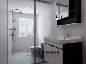 锦绣城二期110平米两居室现代简约风格装修卫生间效果图