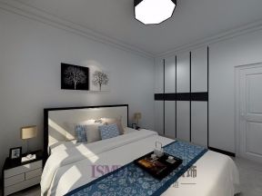 锦绣城二期110平米两居室现代简约风格装修卧室效果图