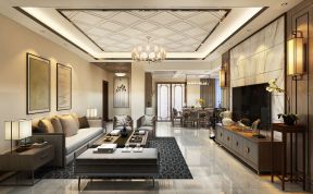 新中式风格家装设计 2020新中式风格家居客厅设计 