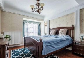 2020美式风格卧室家居图 美式古典卧室装修效果图 2020美式古典卧室壁纸效果图