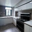2023二室二厅现代风格白色厨房橱柜装修图片