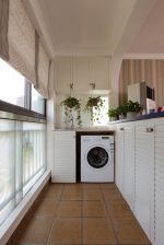 2022家庭阳台洗衣机摆放设计图片